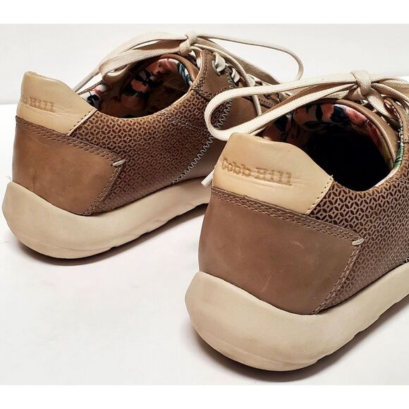 Cobb Hill Amalie Comfort Shoes WOM US11 CH9548 Taupe Leather Lace Up Sneakers - Picture 13 of 16